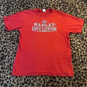 Harley-Davidson Bold Red Short Sleeve Tee